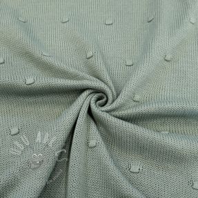 Knit fabrics BIG KNIT DOT old green
