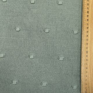 Knit fabrics BIG KNIT DOT old green