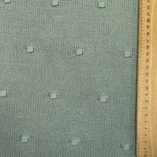 Knit fabrics BIG KNIT DOT old green