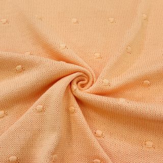 Knit fabrics BIG KNIT DOT peach