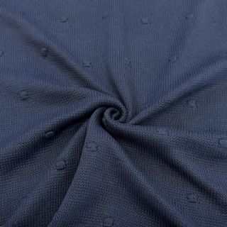 Knit fabrics BIG KNIT DOT navy