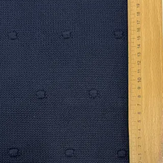 Knit fabrics BIG KNIT DOT navy