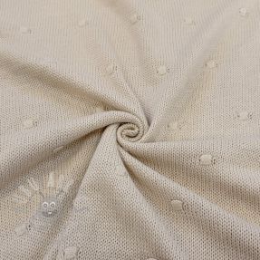 Knit fabrics BIG KNIT DOT naturals