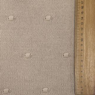 Knit fabrics BIG KNIT DOT naturals