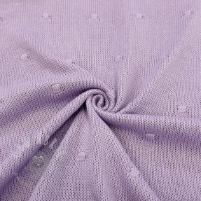 Knit fabrics BIG KNIT DOT violet