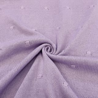 Knit fabrics BIG KNIT DOT violet
