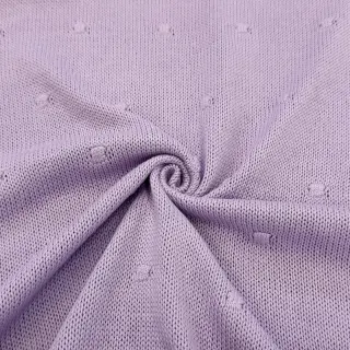 Knit fabrics BIG KNIT DOT violet