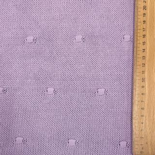 Knit fabrics BIG KNIT DOT violet
