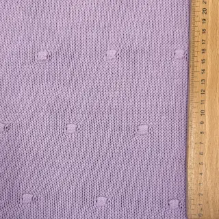 Knit fabrics BIG KNIT DOT violet