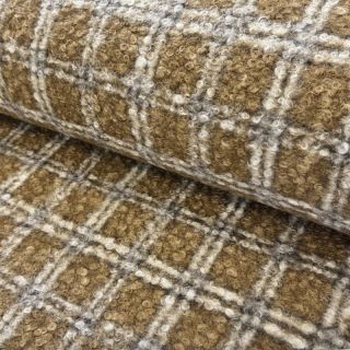 Coat fabric Bouclé Squares design A