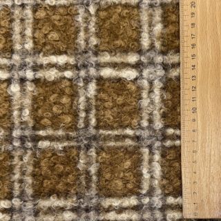 Coat fabric Bouclé Squares design A
