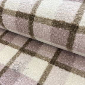 Coat fabric Bouclé Squares design C