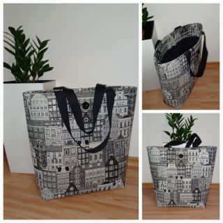 Decoration fabric GOBELIN PREMIUM City canal house