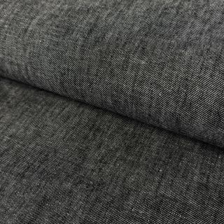 Linen cotton Denim Twill black
