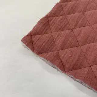 Double gauze/muslin QUILT rouge