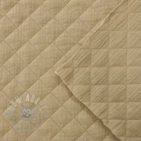 Double gauze/muslin QUILT beige