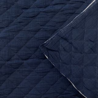 Double gauze/muslin QUILT navy