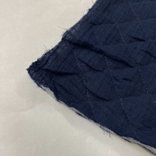 Double gauze/muslin QUILT navy
