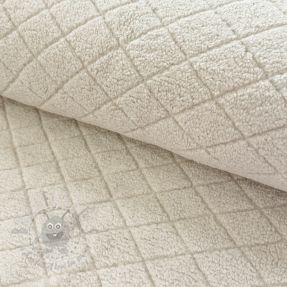 Coat fabric TEDDY Diamond beige