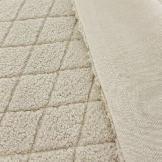 Coat fabric TEDDY Diamond beige