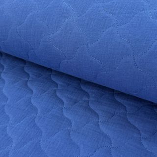 Double gauze/muslin QUILT NOE cobalt