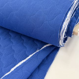 Double gauze/muslin QUILT NOE cobalt