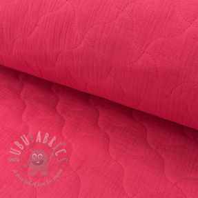 Double gauze/muslin QUILT NOE magenta