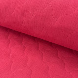 Double gauze/muslin QUILT NOE magenta