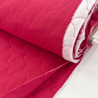 Double gauze/muslin QUILT NOE magenta