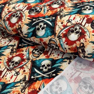 Sweat fabric Dare me design C digital print