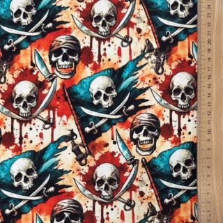 Sweat fabric Dare me design C digital print