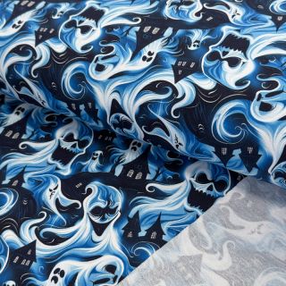 Sweat fabric Spooky design C digital print