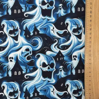 Sweat fabric Spooky design C digital print