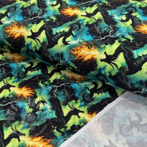 Sweat fabric Dare me design A digital print