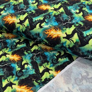 Sweat fabric Dare me design A digital print