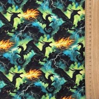 Sweat fabric Dare me design A digital print