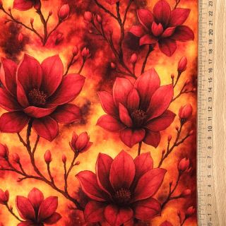 Sweat fabric Flower galaxy design A digital print