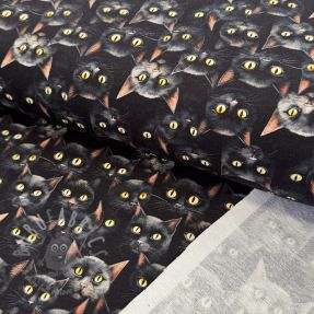 Sweat fabric Eyes on you design A digital print