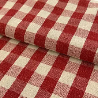 Decoration fabric Celestin LUREX rouge