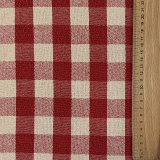 Decoration fabric Celestin LUREX rouge
