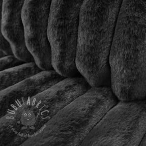 Faux fur Barracuda fusain