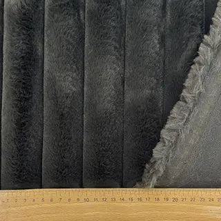 Faux fur Barracuda fusain