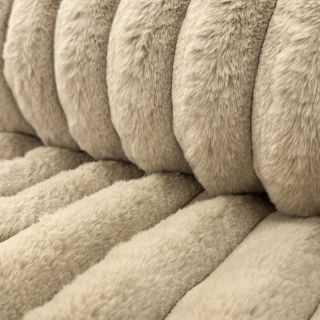 Faux fur Barracuda beige