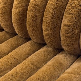Faux fur Barracuda tabac