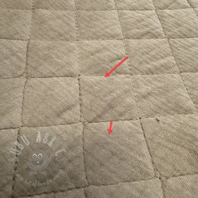 Double gauze/muslin QUILT beige 2nd class