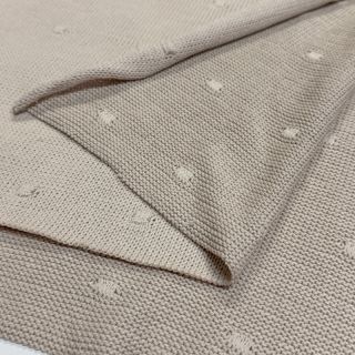 Knit fabrics BIG KNIT DOT naturals