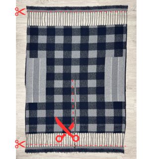 Poncho PRATO boiled wool design G