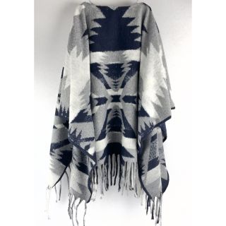 Poncho PRATO boiled wool design F
