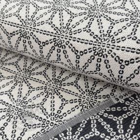 Decoration fabric jacquard Bong ecru