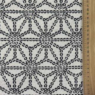 Decoration fabric jacquard Bong ecru